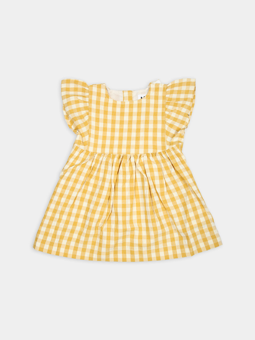 Casual yellow dress Chantal for baby girl